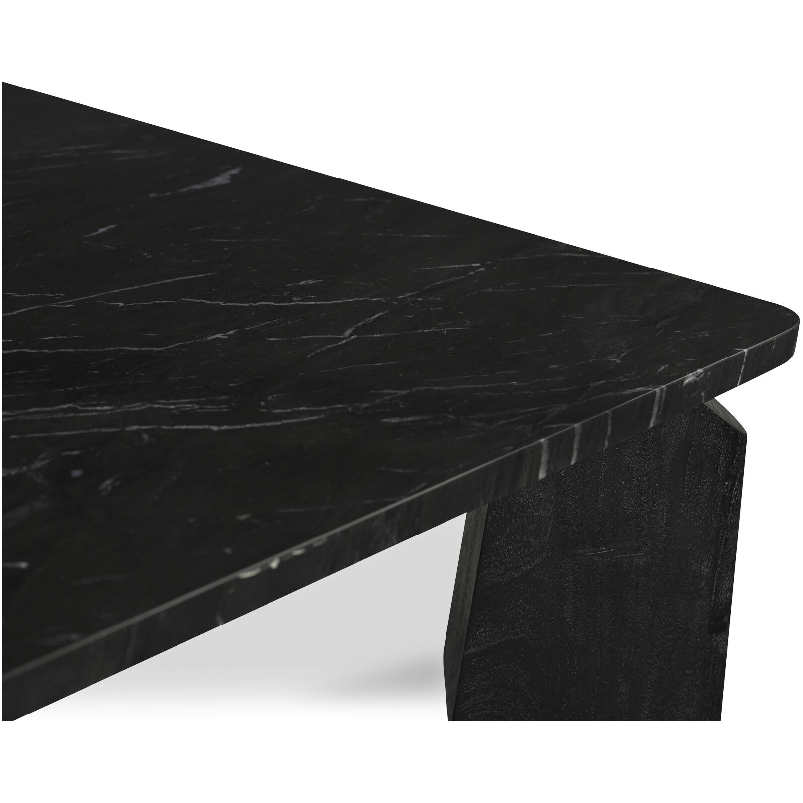 Satona 72 X 39 inch Black Dining Table