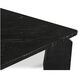 Satona 72 X 39 inch Black Dining Table