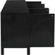 Weston 117 X 20.5 inch Hand Rubbed Black with Light Brown Sideboard, Extra Large