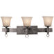 Americana 3 Light 26.5 inch Country Iron Vanity Light Wall Light