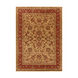 Ancient Treasures 132 X 96 inch Burgundy/Tan/Camel/Dark Brown/Khaki Rugs, Wool