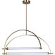 Keaton LED 33.5 inch Gold Chandelier Ceiling Light