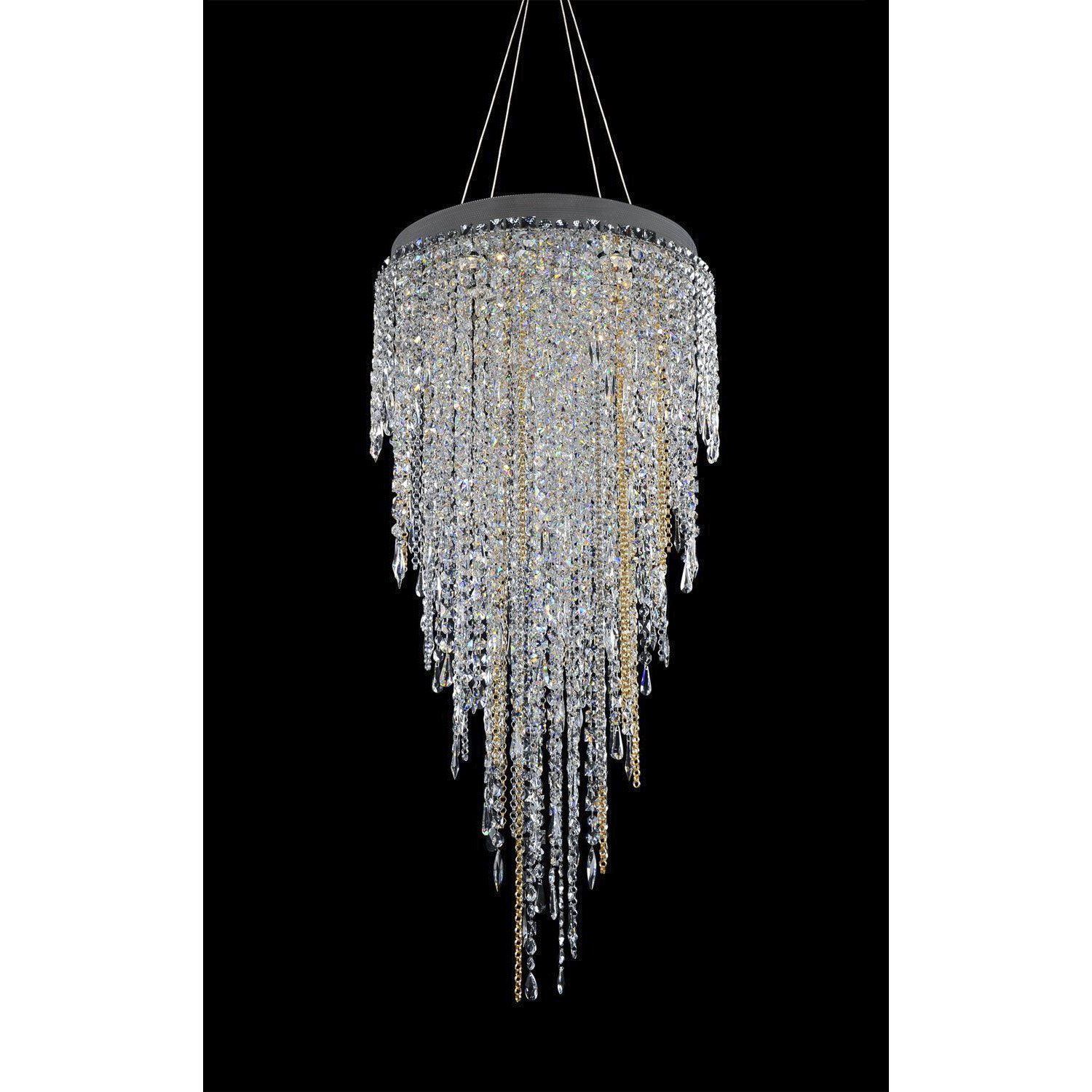 Tenuta 10 Light 24 inch Chrome Pendant Ceiling Light