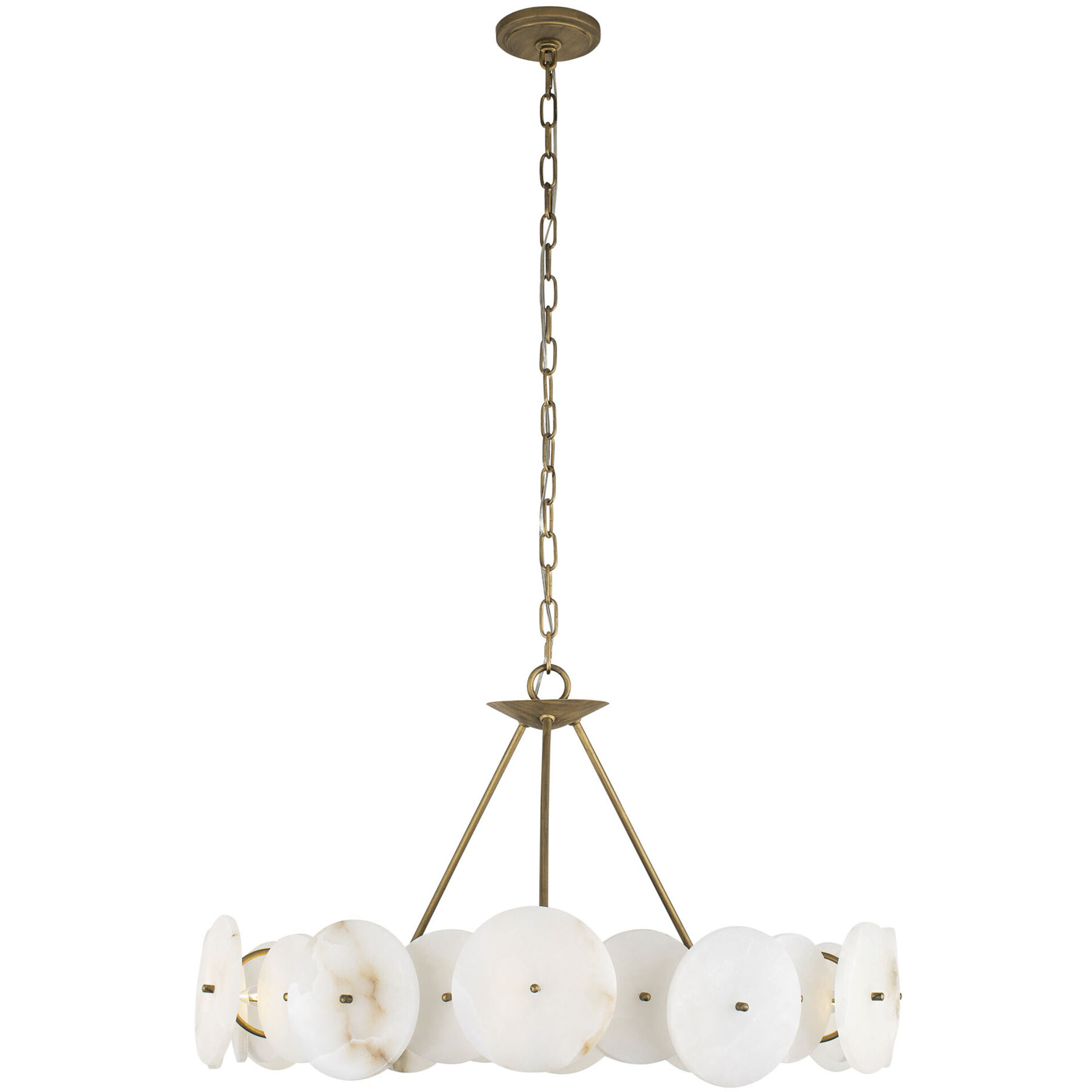 Cosmos 6 Light 30 inch Havana Gold Chandelier Ceiling Light, Smithsonian Collaboration