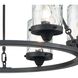 Torch 6 Light 26 inch Charcoal Black Outdoor Pendant