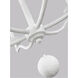 Sean Lavin Annie 6 Light 32.5 inch Plaster White Chandelier Ceiling Light