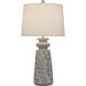 Isaac 32 inch 100.00 watt Greyson and Rubbed White Table Lamp Portable Light