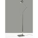 Crane 48 inch 7.00 watt Polished Nickel Task Floor Lamp Portable Light, ADS360