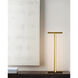 Sean Lavin Rohe 24.7 inch 24.9 watt Natural Brass Table Lamp Portable Light, Integrated LED
