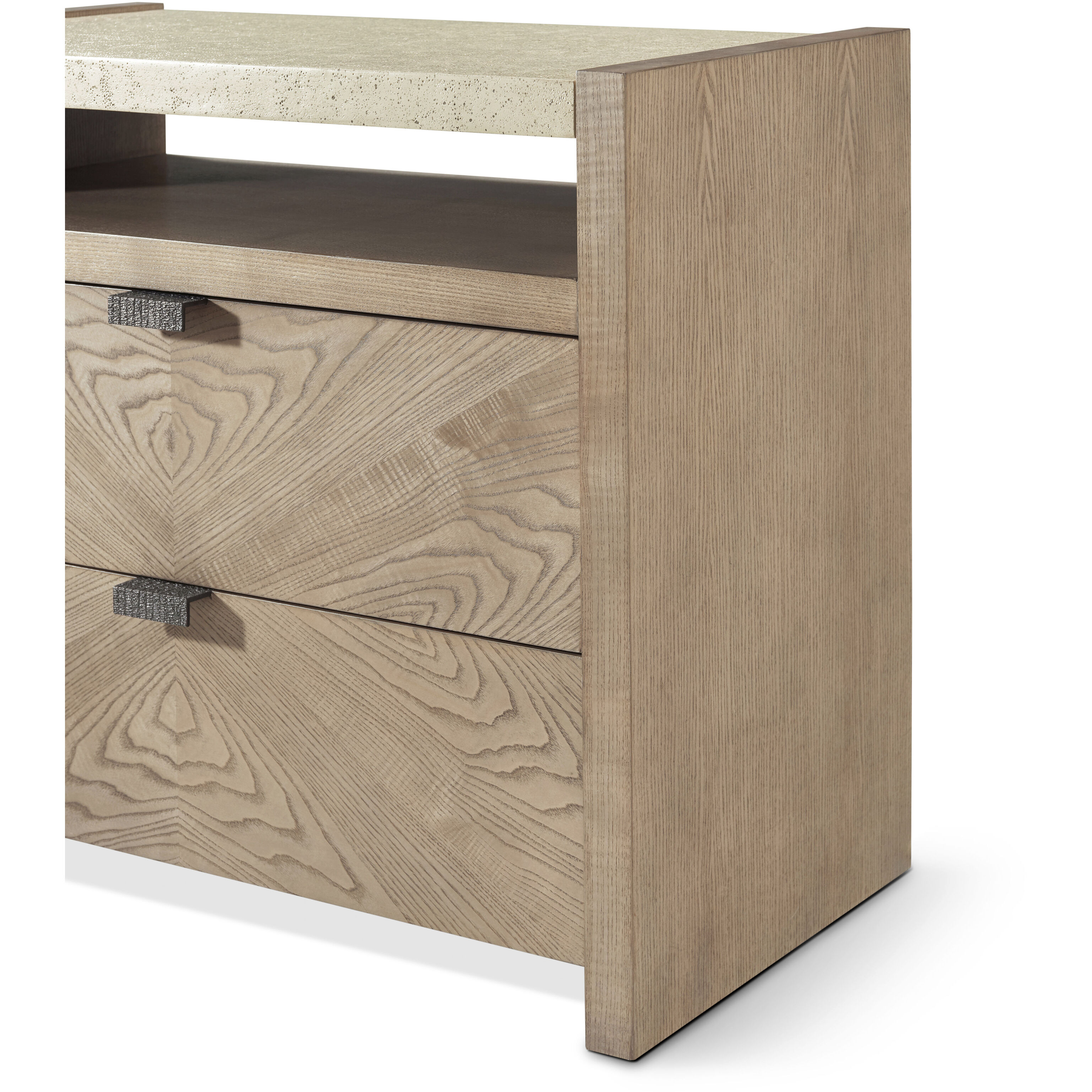 Catalina 36 X 30 inch Dune Nightstand, Wooden, 2-Drawer