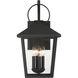 Parkside 4 Light 22 inch Sand Coal Outdoor Wall Sconce