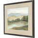 Plein Air Hills Blue and Green and Brown Framed Art, Propac