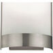 Zenith 1 Light 7 inch Brushed Nickel ADA Sconce Wall Light