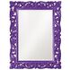 Chateau 42 X 31 inch Glossy Royal Purple Wall Mirror