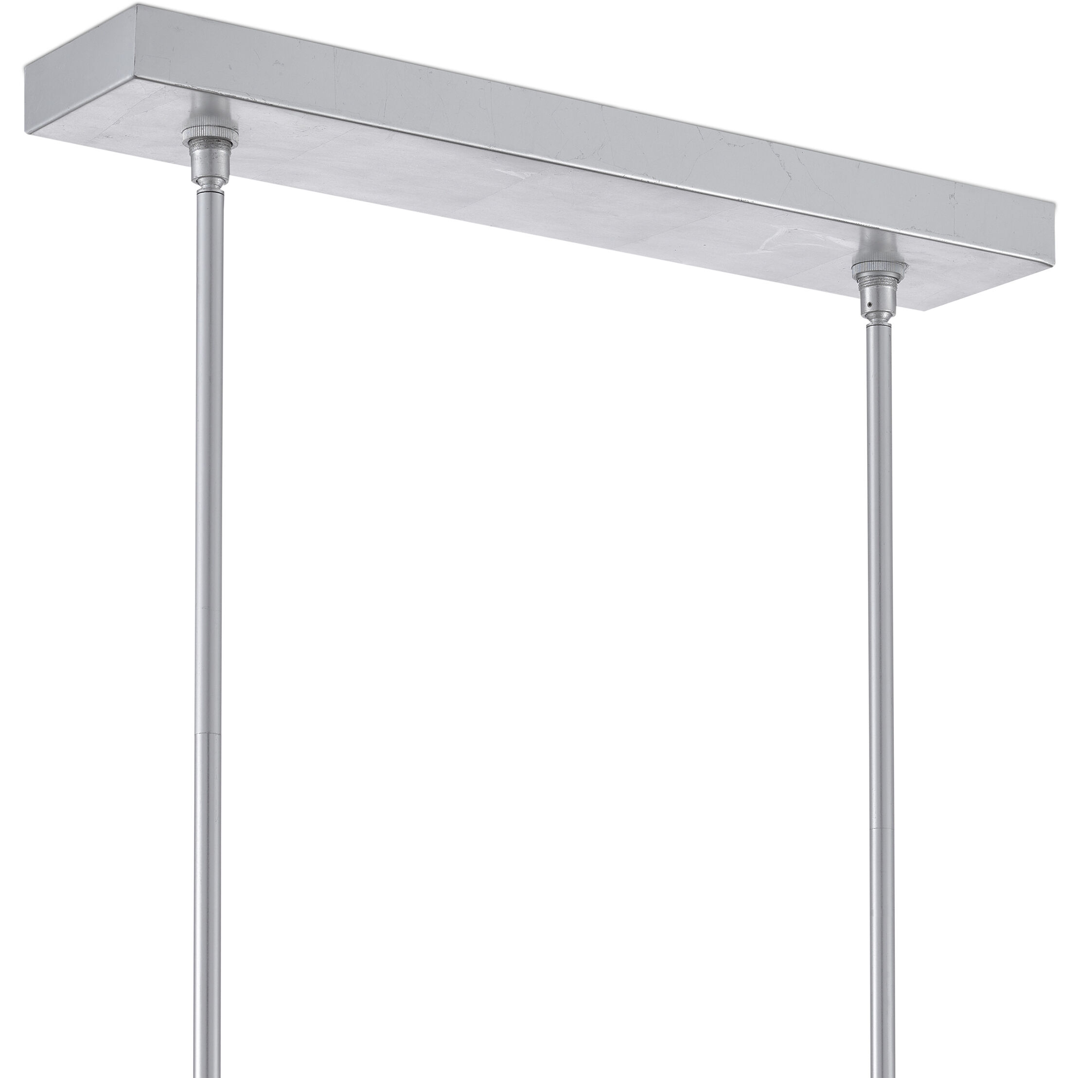 Valerio 6 Light 48 inch Silver Leaf Chandelier Ceiling Light