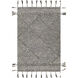 Zanafi Tassels 144 X 106 inch Black Rug in 9 X 12, Rectangle