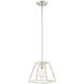 Rhode 1 Light 9.25 inch Coastal Weathered White Mini Pendant Ceiling Light