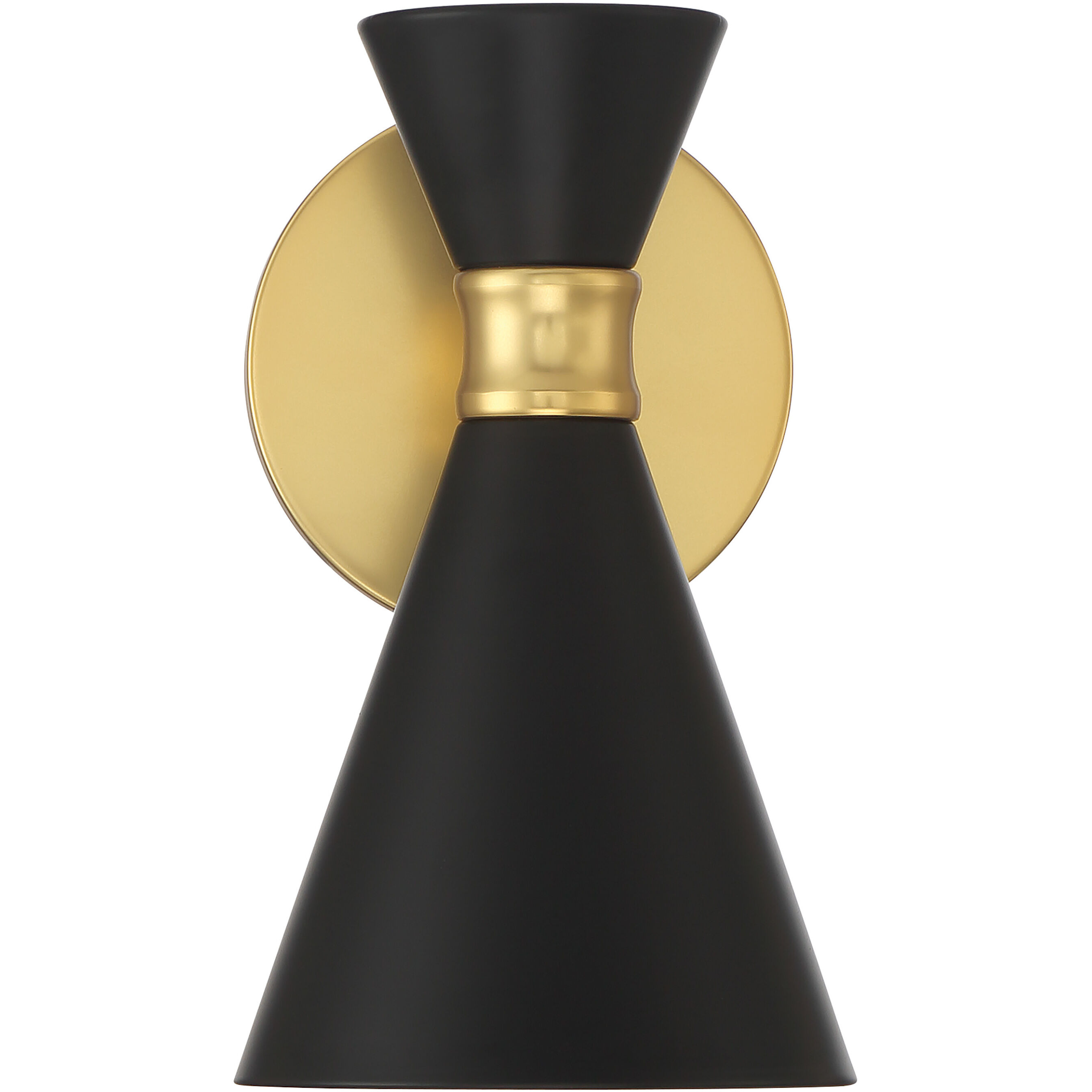 Conic 1 Light 5.5 inch Honey Gold Wall Sconce Wall Light