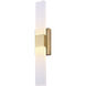 Farrow LED 4.75 inch Gold Vanity Light Wall Light