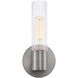 Fusion Collection - Rimini Family 1 Light 4.25 inch Brushed Nickel ADA Wall Sconce Wall Light, EVOLV