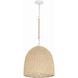 Jasper 3 Light 16 inch Matte White Pendant Ceiling Light