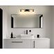 Mansfield 4 Light 34 inch Matte Black Vanity Light Wall Light