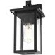 Venango 1 Light 12.5 inch Black Outdoor Wall Sconce