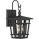 Fieldstone 1 Light 13.75 inch Sand Coal Outdoor Wall Sconce