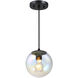 Neva LED 7 inch Matte Black Pendant Ceiling Light