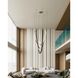 Ayers LED 43.25 inch Champagne Gold and Black and Brown Chandelier Ceiling Light