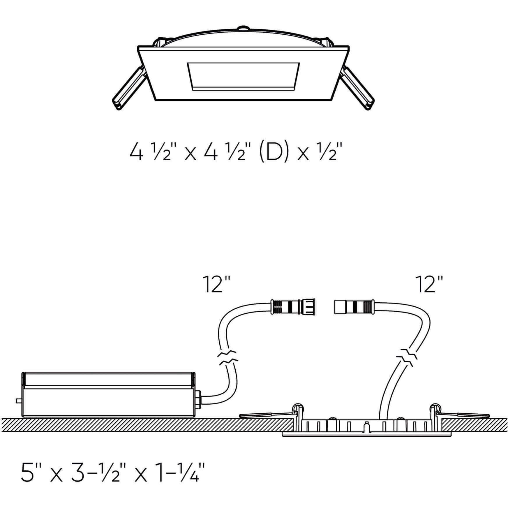 Mystique Multi Slim panel, Recessed