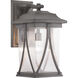 Abbott 1 Light 20 inch Antique Pewter Outdoor Wall Lantern, Large