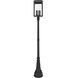 Hartwell 5 Light 108.75 inch Sand Black Outdoor Post Mounted Fixture