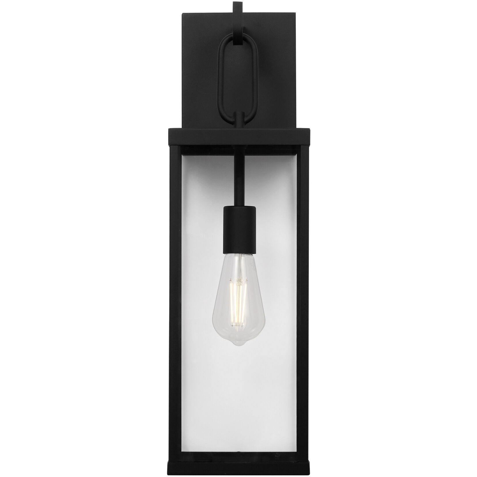 Rox LED 22 inch Textured Black Outdoor Wall Lantern