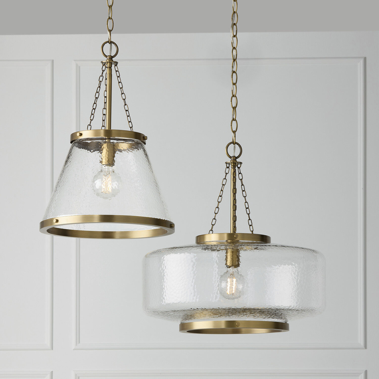 Landon 1 Light 14.5 inch Aged Brass Pendant Ceiling Light