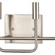 Park Slope Vanity Light Wall Light in Brushed Nickel