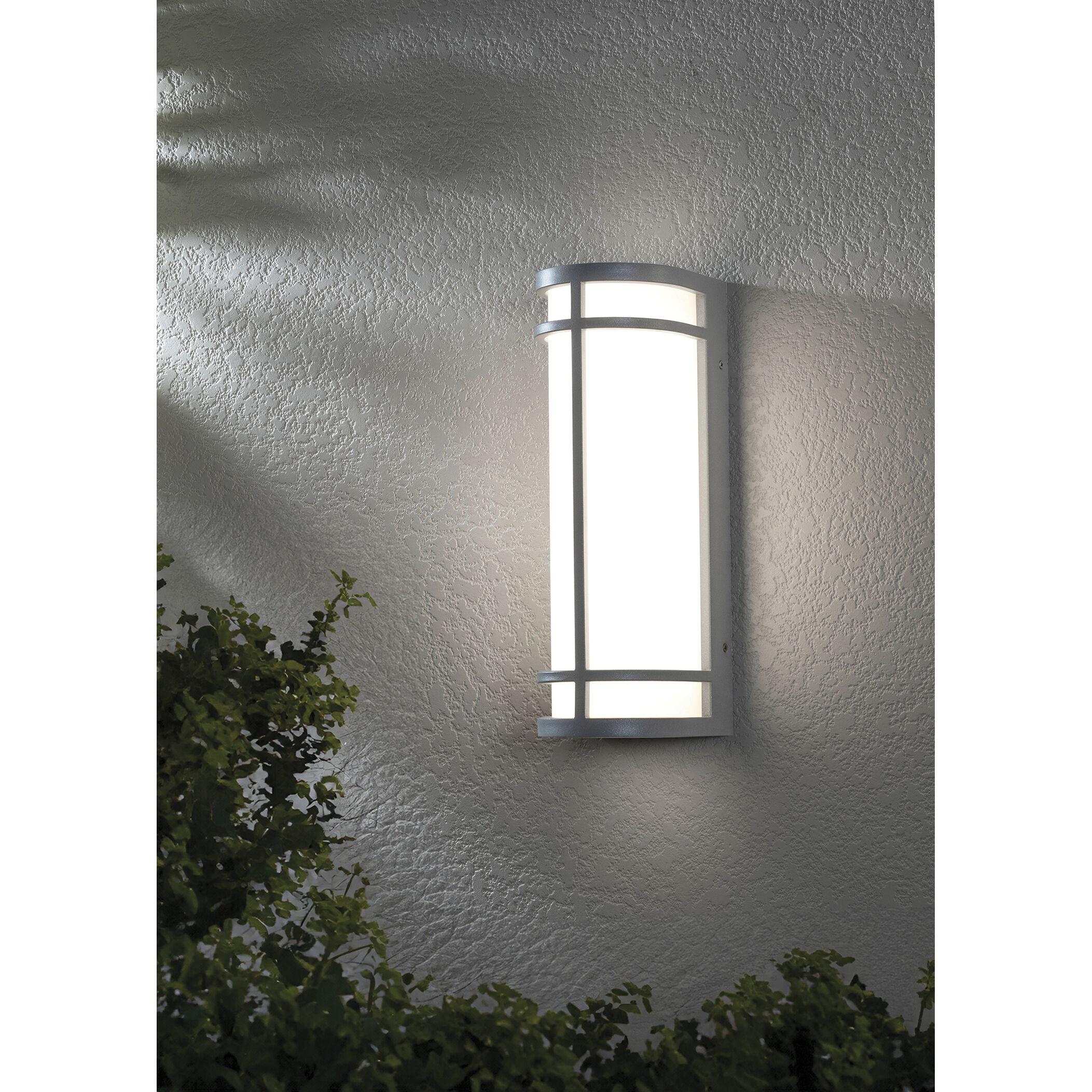 Crain LED 16 inch Textured Grey Outdoor Sconce