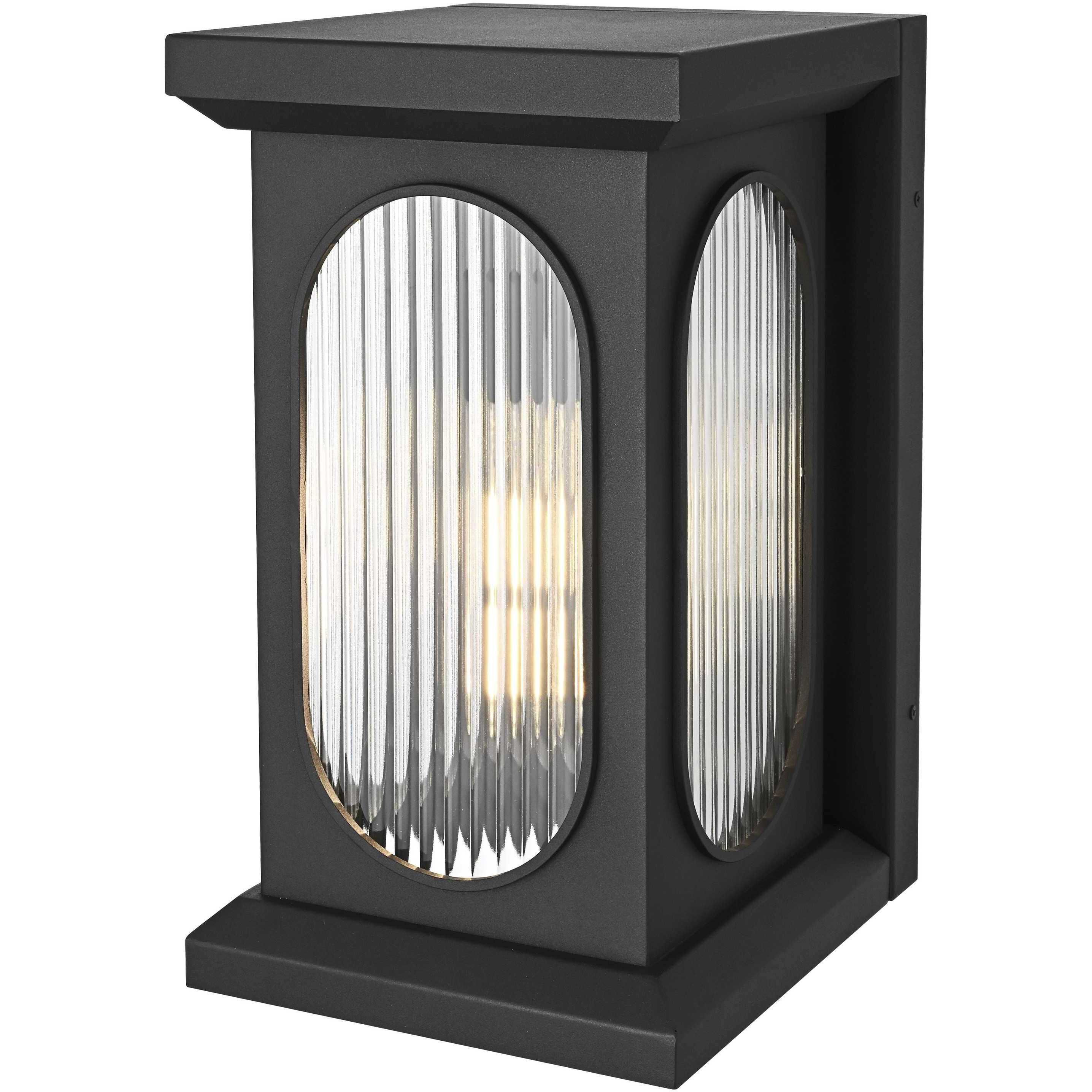 Sevyn 1 Light 17 inch Black Outdoor Wall Sconce