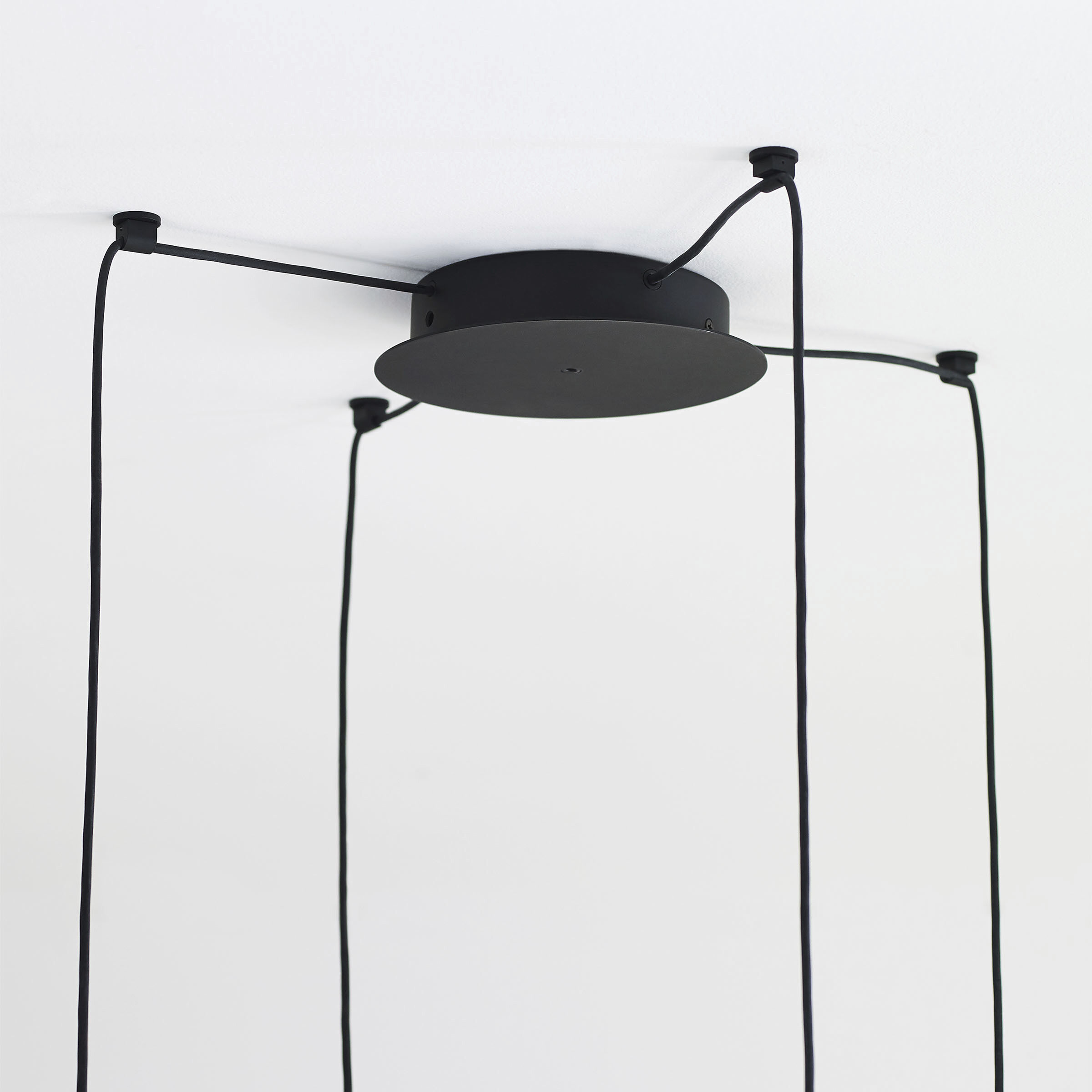 Sean Lavin Cupola LED Nightshade Black Chandelier Ceiling Light, Integrated LED