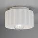 Radiance Collection 1 Light 8 inch Bisque Outdoor Flush-Mount