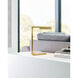 Sean Lavin Dessau 16 inch 10.6 watt Natural Brass Table Lamp Portable Light, Integrated LED