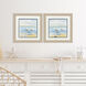 Sandpiper Beach Blue and Green Framed Art, Propac