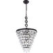 Nordic 5 Light 18 inch Black Pendant Ceiling Light