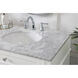 Park Avenue 72 X 22 X 35 inch White Vanity Sink Set