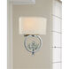 Evelyn 2 Light 11 inch Polished Chrome Wall Sconce Wall Light