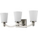 Laguna 3 Light 24 inch Brushed Nickel Vanity Light Wall Light 