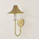 Twila 1 Light 8.75 inch Vintage Gold Leaf Wall Sconce Wall Light