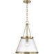 Landon 1 Light 14.5 inch Aged Brass Pendant Ceiling Light