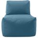 Seascape Turquoise Outdoor Pouf Chair Cover
