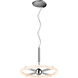 Orbit 20 inch Polished Chrome Pendant Ceiling Light